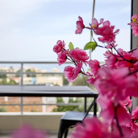 Panoramic White Blue Apartman Híosz Kültér fotó