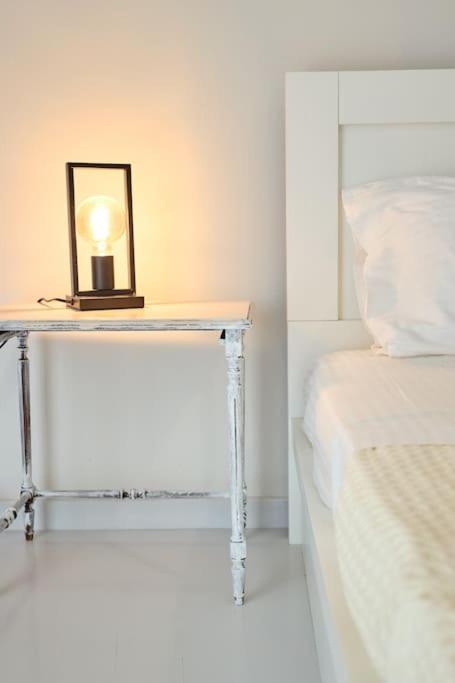 Panoramic White Blue Apartman Híosz Kültér fotó
